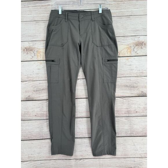 Kuhl Horizn Skinny Hiking Cargo Pants Women's Size 8 Short Gray - Picture 1 of 10